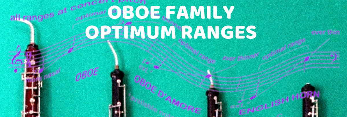 Oboe Family Optimum Ranges
