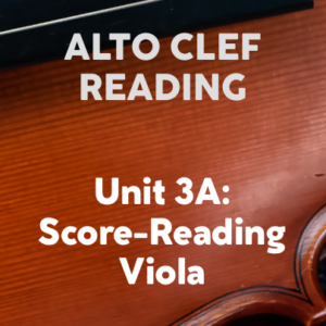 ALTO CLEF READING UNIT 3A: VIOLA